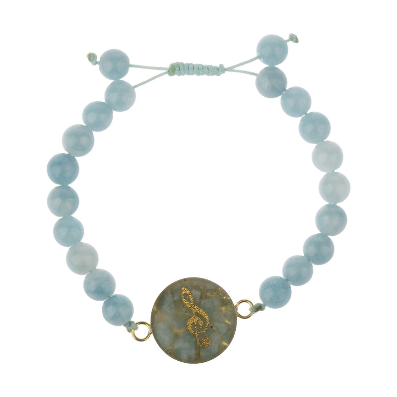 دستبند زنانه طرح نوت موسیقی مدل mr20