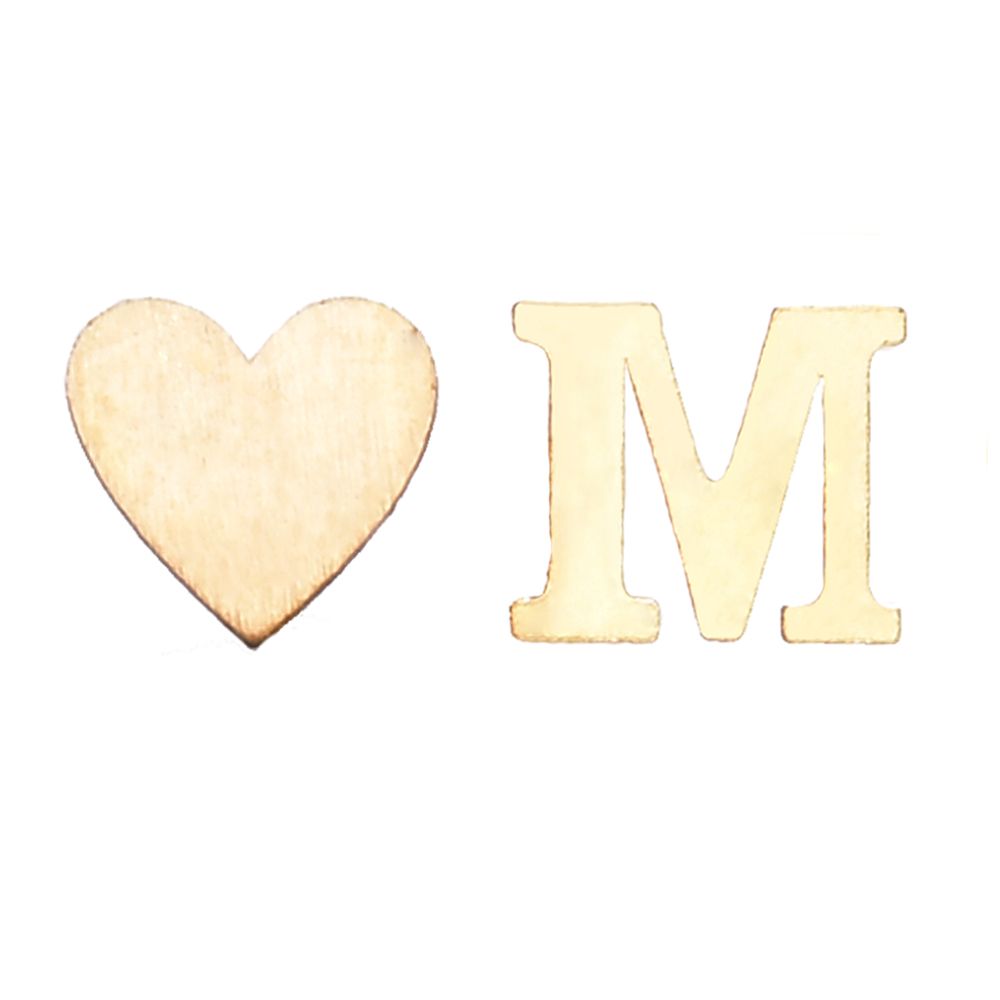 گوشواره طلا 18 عیار زنانه کرابو طرح مای لاو مدل Kr3032 - - 2