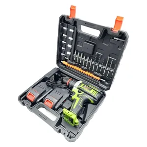 دریل پیچ گوشتی شارژی چکشی باس مدل BS36V مجموعه 26 عددی