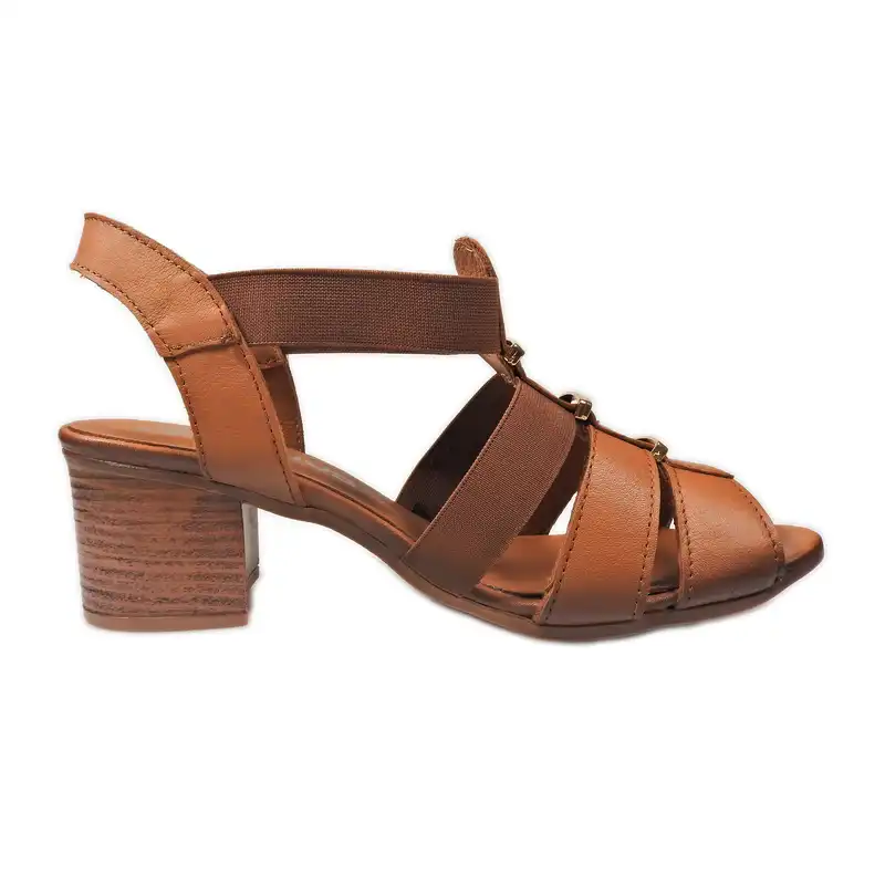 صندل زنانه چرم ونوس مدل  1758 T