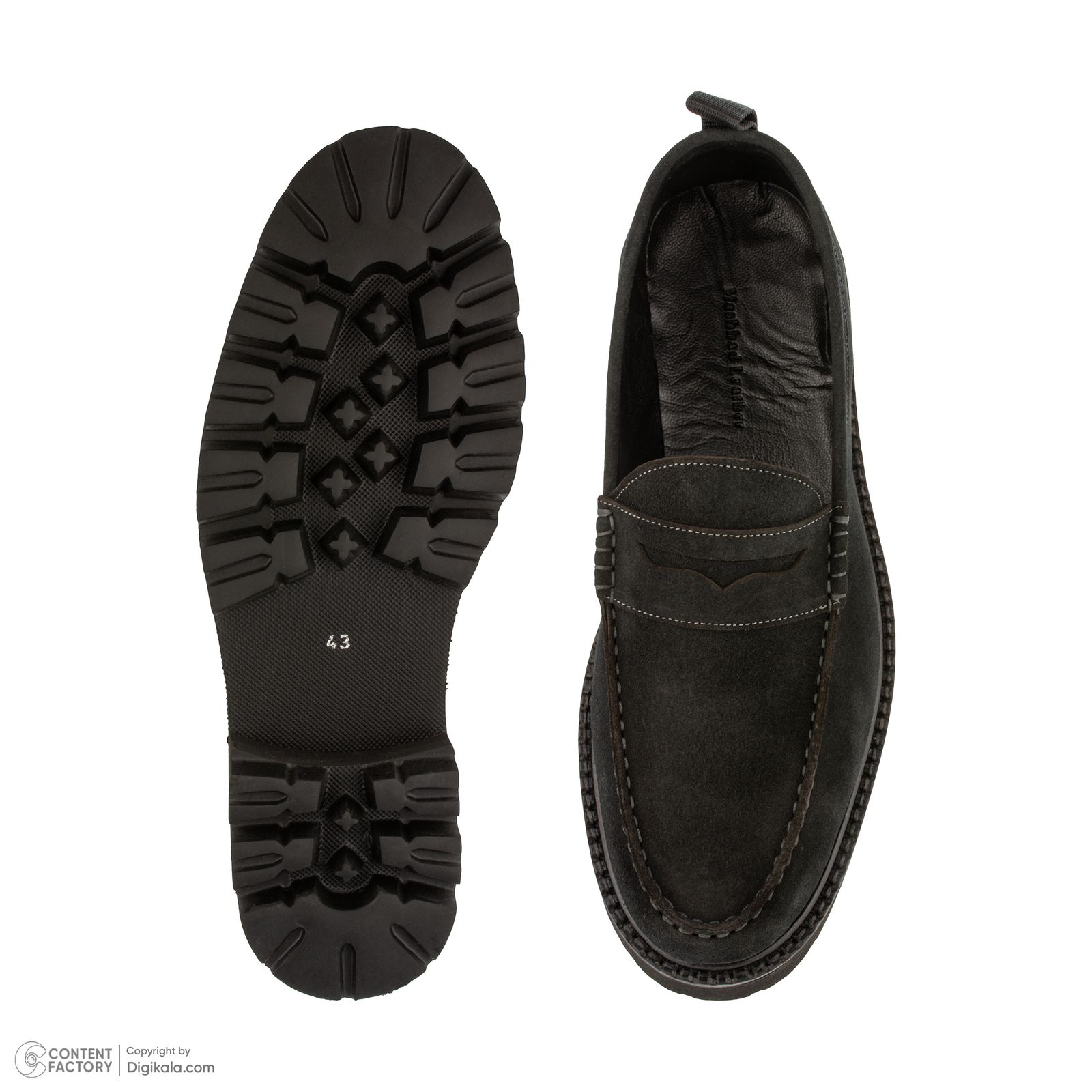 کفش کالج مردانه چرم مشهد مدل J6367-005-43 -  - 6