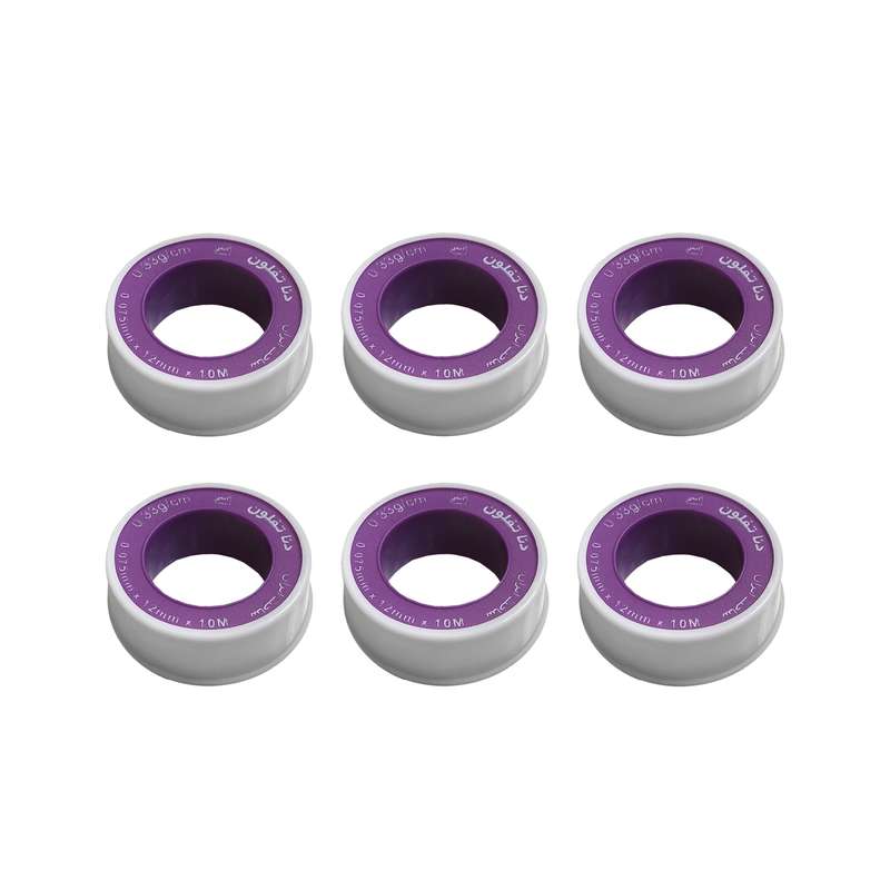 نوار تفلون دنا مدل DN-2 بسته 6 عددی نوار تفلون دنا مدل DN-2 بسته 6 عددی