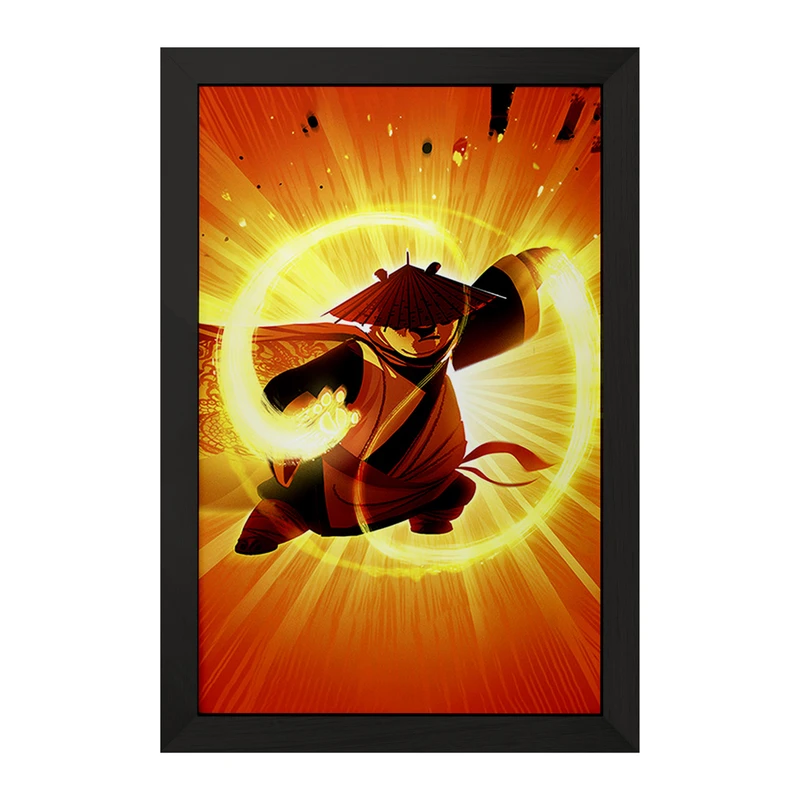 تابلو خندالو مدل پاندای کونگ فو کار کد F2158