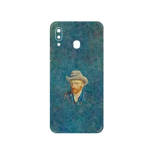 MAHOOT Self portrait with a gray felt hat Cover Sticker for Samsung Galaxy A30