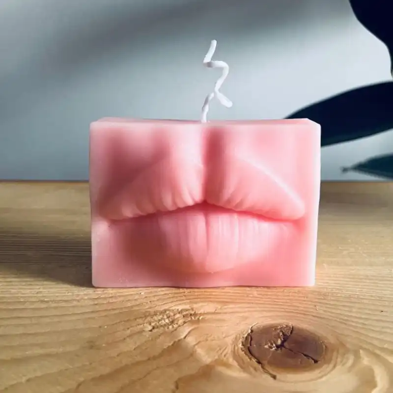 قالب شمع مدل لب دکوراتیو