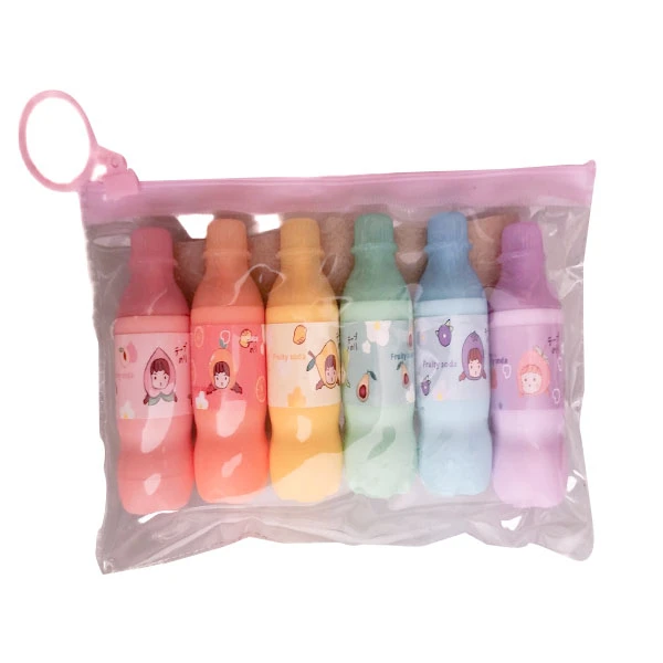 ماژیک علامت گذار مدل نوشابه بسته 6 عددی