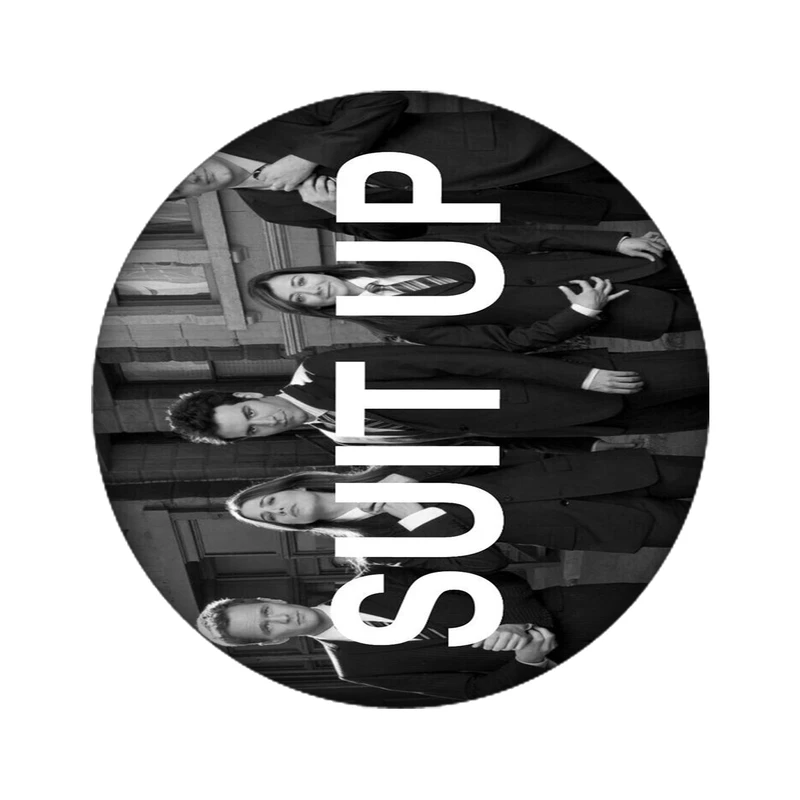 استیکر لپ تاپ طرح SUIT UP کد 4123