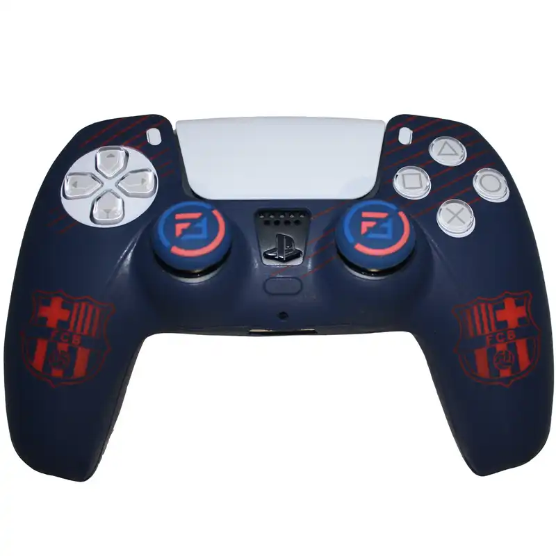 محافظ دسته پلی استیشن 5 مدل BARCELONA FF به همراه روکش آنالوگ