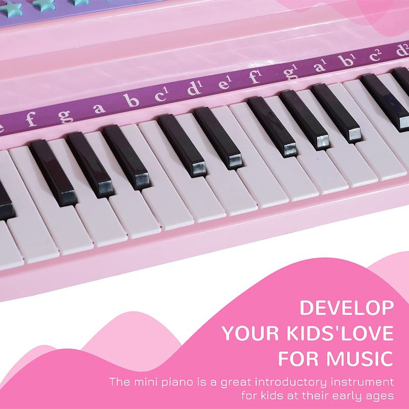 اسباب بازی موزیکال مدل پیانو پایه دار و میکروفون کد 88022 -  - 11