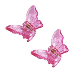 کلیپس مو زنانه مدل پروانه کد G_Lnd_1330 مجموعه 2 عددی