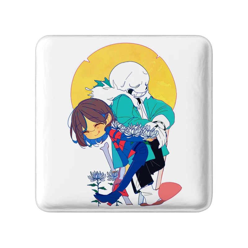 مگنت خندالو طرح بازی آندرتیل (Undertale) مدل مربعی کد 31814