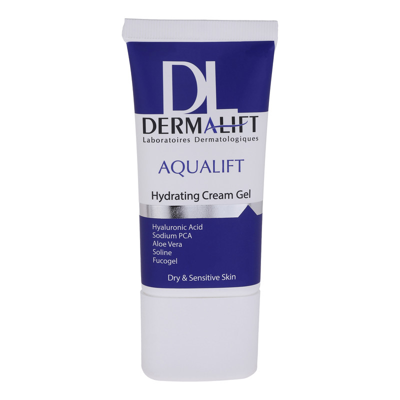 کرم ژل آبرسان صورت درمالیفت مدل AQUALIFT مناسب برای پوستهای خشک و حساس حجم 50 میلی لیتر کرم ژل آبرسان صورت درمالیفت مدل AQUALIFT مناسب برای پوستهای خشک و حساس حجم 50 میلی لیتر