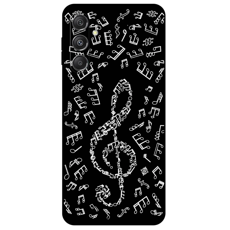کاور مگافون طرح نوت موسیقی مدل 1370 مناسب برای گوشی موبایل سامسونگ Galaxy M34 5G