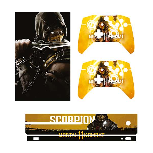 برچسب Xbox one s توییجین وموییجین مدل Scorpion 03 مجموعه 5 عددی