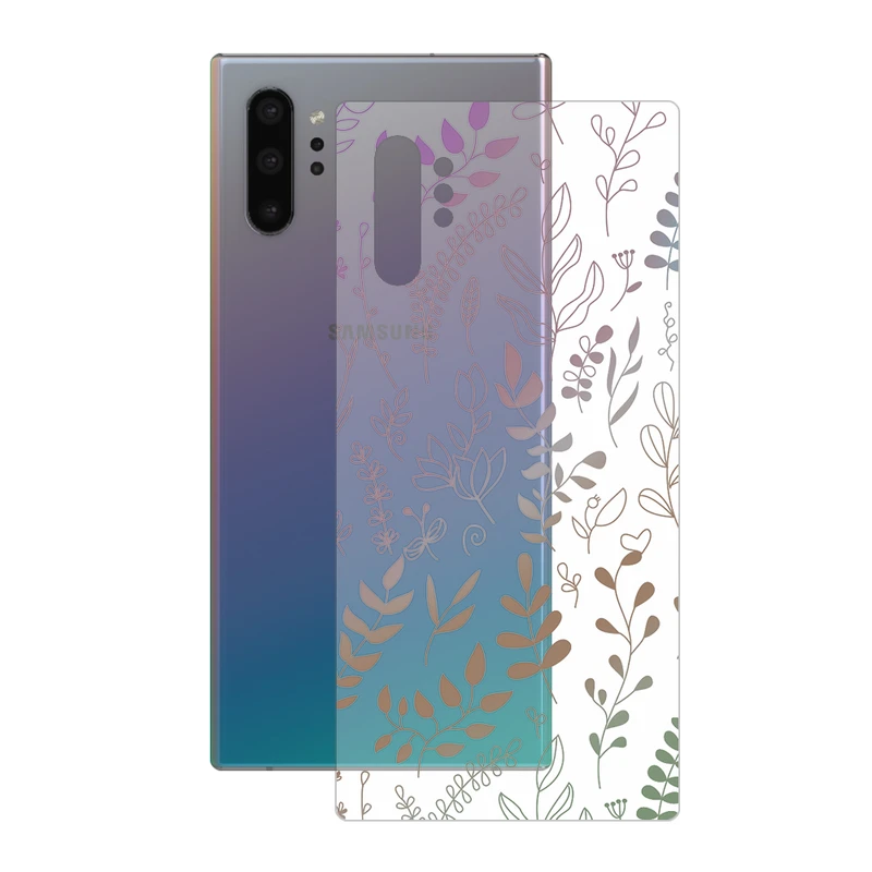 برچسب پوششی ریمکس مدل Clea طرح برگ مناسب برای گوشی موبایل سامسونگ Galaxy Note 10 Plus