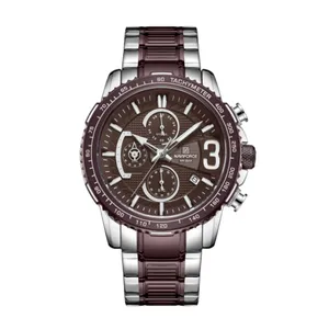 ساعت مچی عقربه‌ای مردانه نیوی فورس مدل کرنوگراف تقویم دار کد NF8017 S.CE