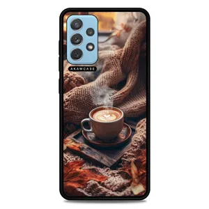 AKAM AMC-WSGA72-COFFEE-17 Cover For Samsung Galaxy A72