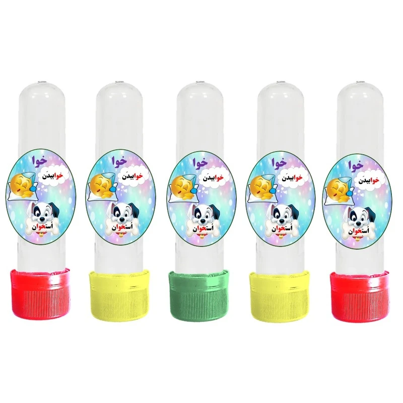 کپسول گیفت اسمارتیز مدل آموزش تصویری نشانه ها طرح حرف خوا استثناء مجموعه 5 عددی