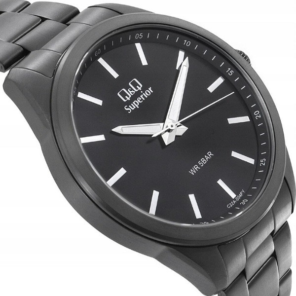 ساعت مچی عقربه‌ای مردانه کوارتز کیو اند کیو مدل c22a-004py