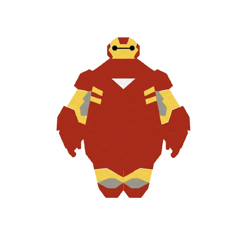 استیکر لپ تاپ و موبایل مدل انیمیشن طرح شش ابر قهرمان بیمکس Big Hero 6 Baymax کد 2717