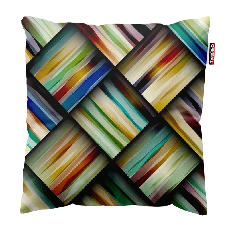  کوسن پاد آفرین طرح مینیمال کد 3193 سایز 30*30 سانتی متر