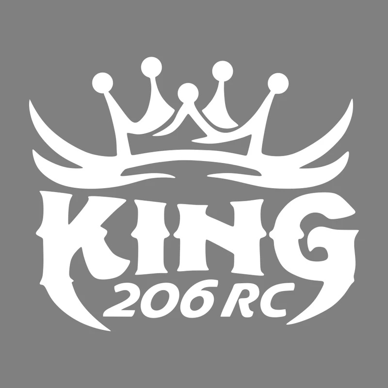 برچسب بدنه خودرو طرح king 206rc کد MT-W351