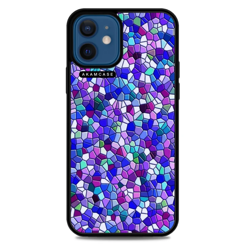کاور آکام مدل AMC-WA12M-MOSAIC-4 مناسب برای گوشی موبایل اپل iPhone 12 Mini
