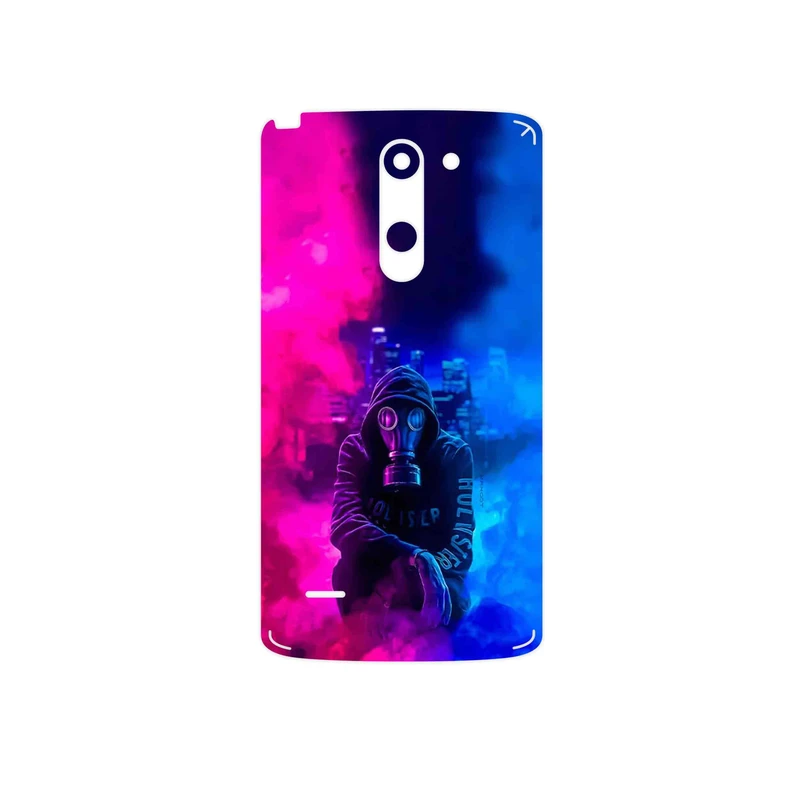 برچسب پوششی ماهوت مدل Smoke Rainbow Digital Art 2 مناسب برای گوشی موبایل ال جی G3 Stylus