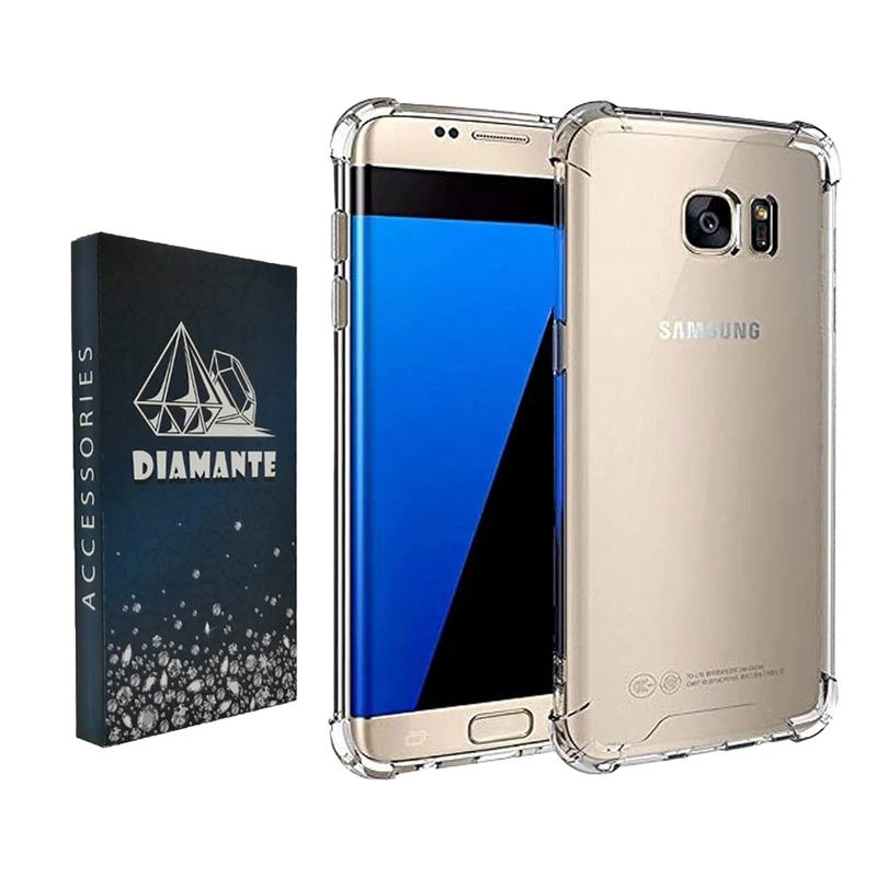 کاور دیامانته مدل Bianco Navy مناسب برای گوشی موبایل سامسونگ Galaxy S7 Edge