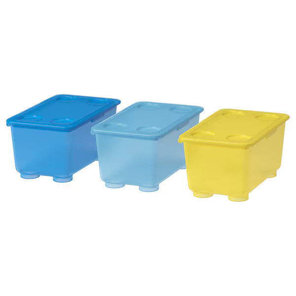 ارگانایزر ایکیا مدل GLIS box مجموعه 3 عددی 