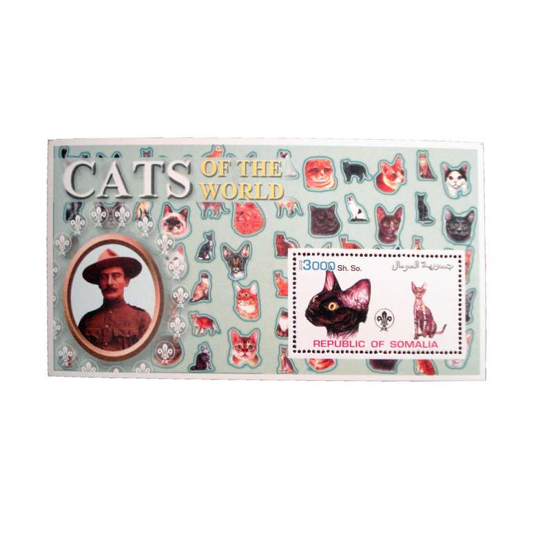 تمبر یادگاری مدل دنیای گربه ها کد DS2004 