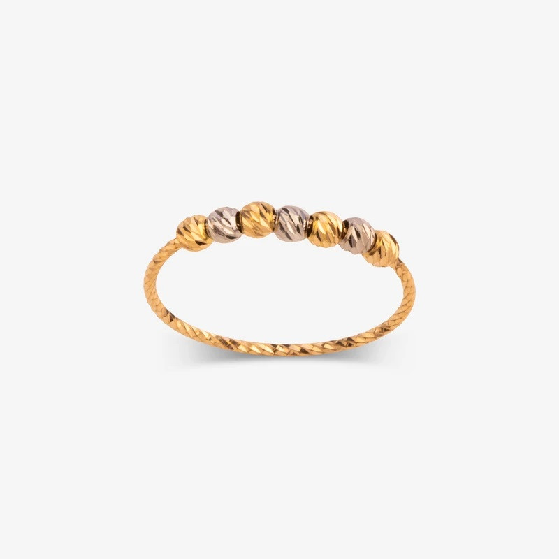 انگشتر طلا 18 عیار زنانه رضا گلد مدل البرنالدو سایز 58