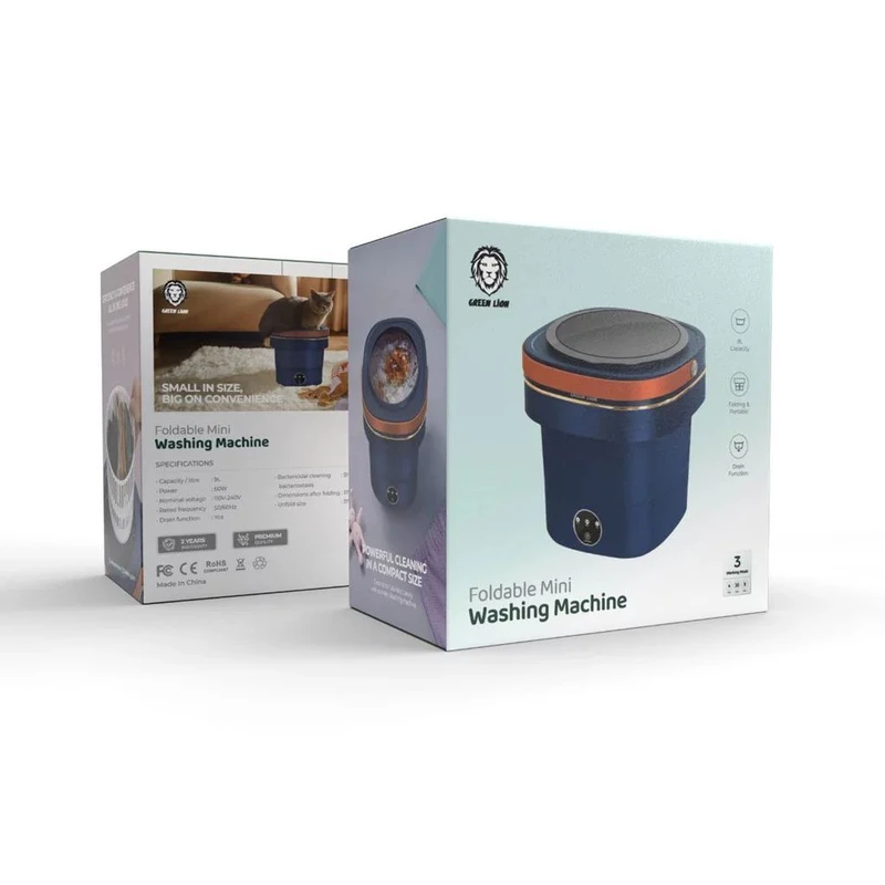 عکس شماره 2 : مینی واش گرین لاین مدل gnminiwm9l mini washing machine 9l