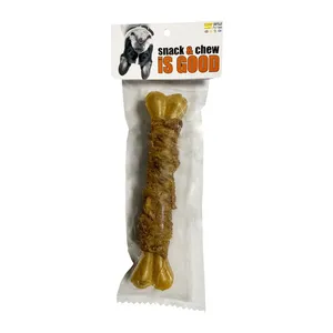 تشویقی سگ ایزگود شهرپت مدل استخوان دورپیچ سیرابی