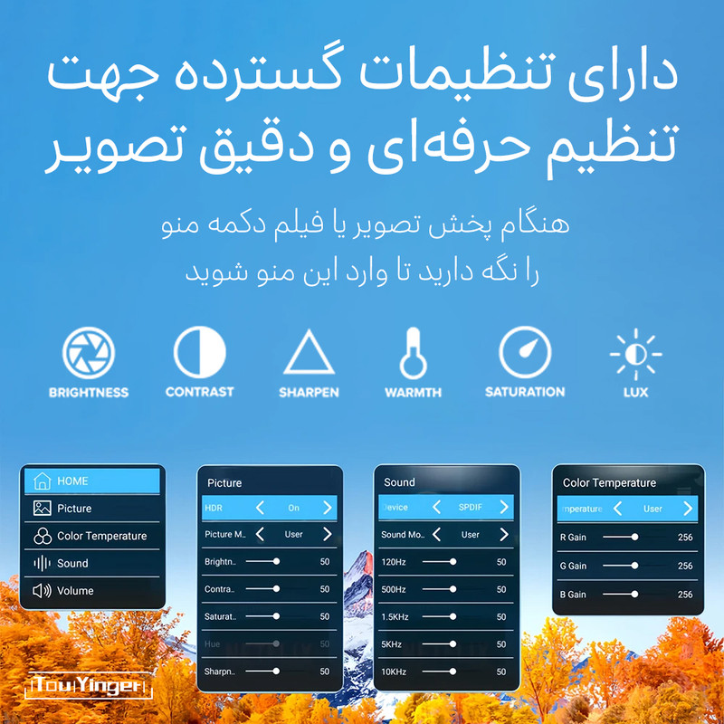 ویدئو پروژکتور تویینگر مدل Q10W+ Smart Android