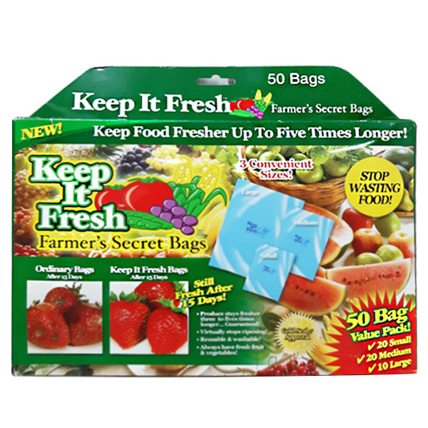 کیسه تازه نگهدارنده keep it fresh بسته 50 عددی کد 1108