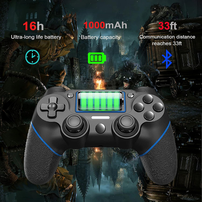 دسته بازی بی سیم پلی استیشن 4 PC مدل WIRELESS-LINEAR