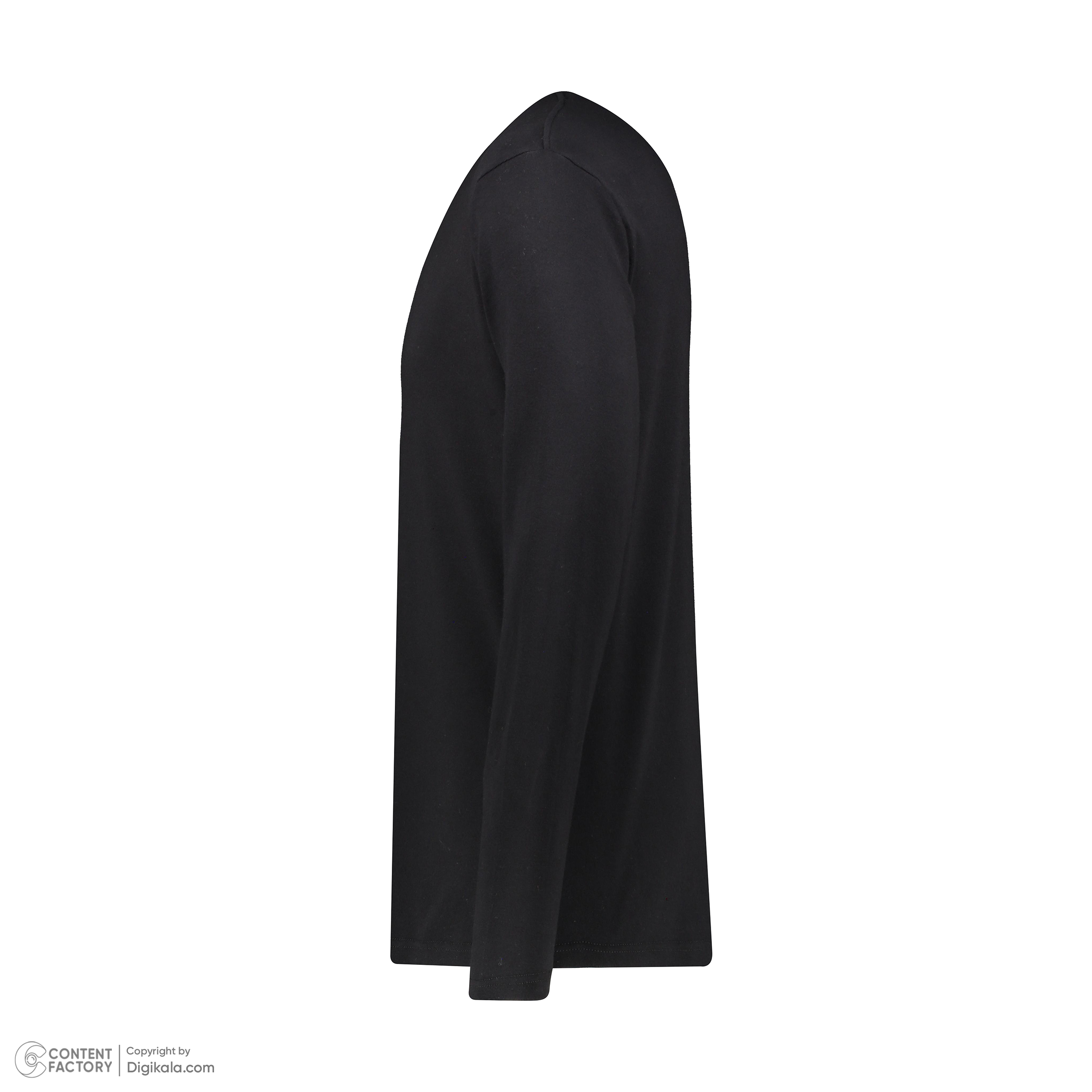 تی شرت آستین بلند مردانه پاتن جامه مدل 103621020188846 -  - 4