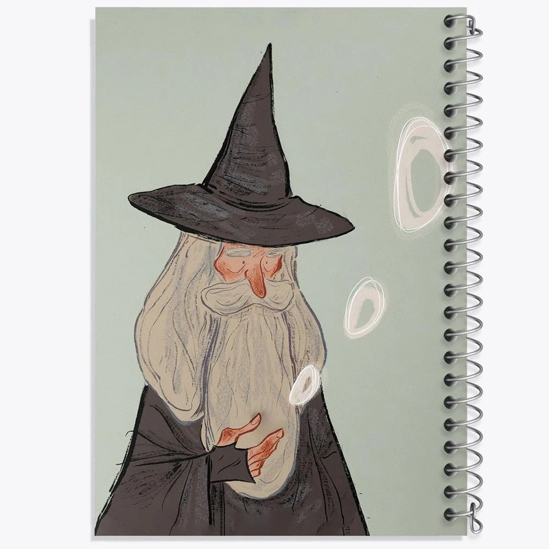 دفتر ژورنال نویسی 50 برگ خندالو مدل نقطه ای طرح هابیت The Hobbit کد 28749