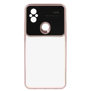 کاور قاب آوش طرح لنس مدل شفاف 02 مناسب برای گوشی موبایل شیائومی REDMI 12C