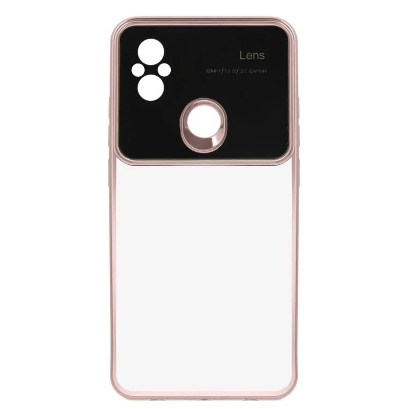 کاور قاب آوش طرح لنس مدل شفاف 02 مناسب برای گوشی موبایل شیائومی REDMI 12C