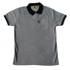 پولوشرت آستین کوتاه مردانه مدل یقه دار جیب دار مدل T-100