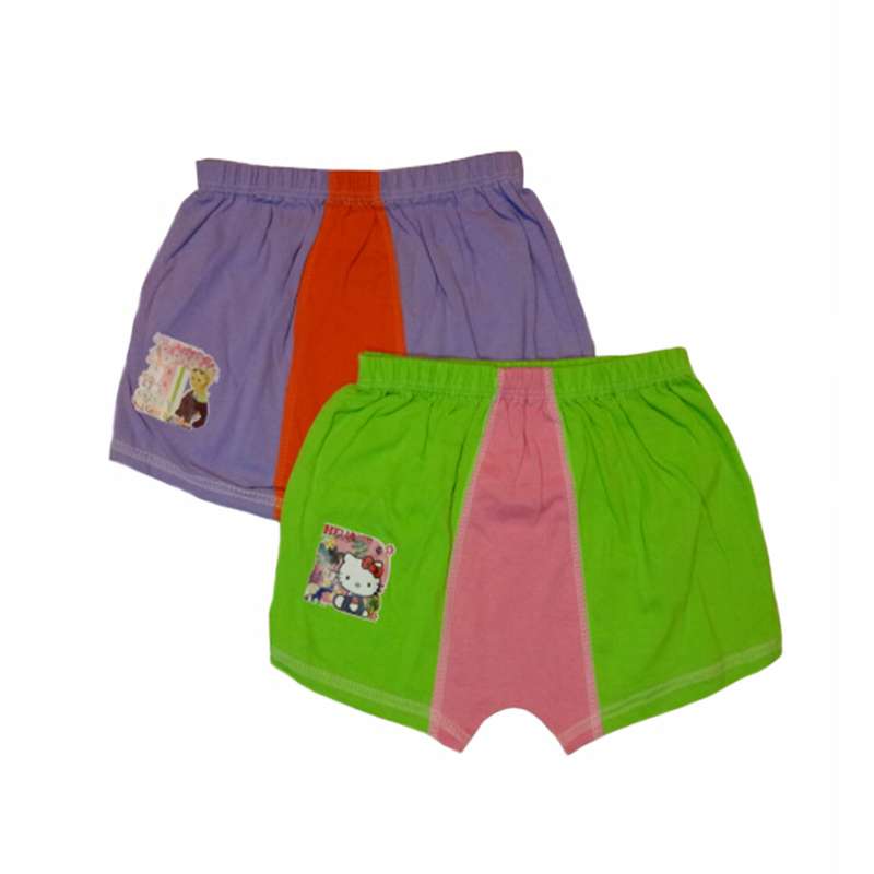 شورت دخترانه مدل کتی باربی کد 6-1 مجموعه 2 عددی