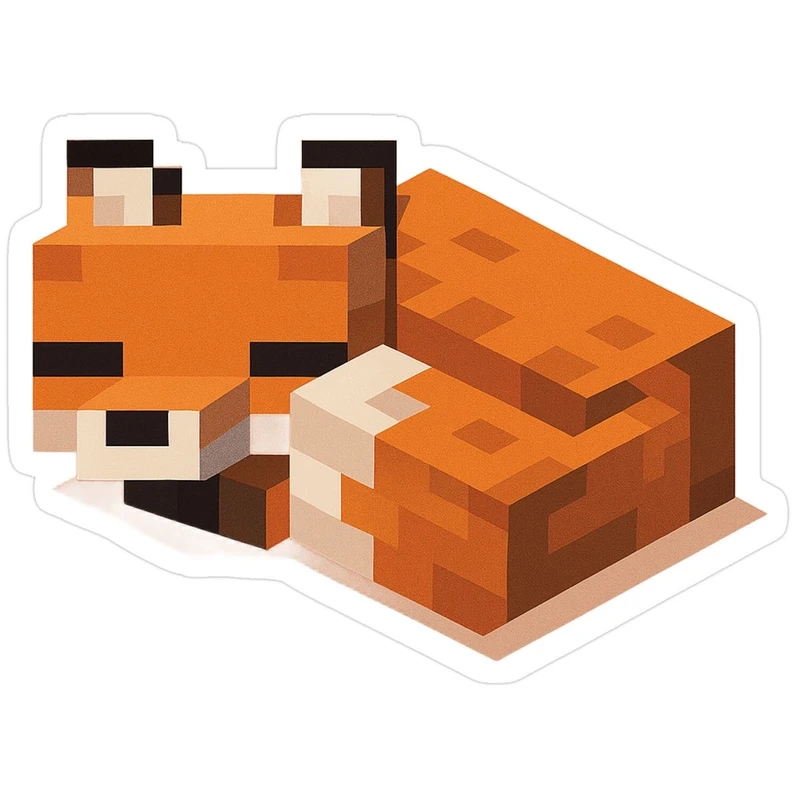 استیکر موبایل، تبلت و لپ تاپ طرح ماینکرفت MINICRAFT کد 1084