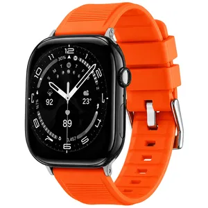 Sprig band model Silic RLX suitable for Apple watch 42/44/45/46/49mm Series SE1/SE2/SE3/4/5/6/7/8/9/10/11/Ultra/Ultra2/Ultra3