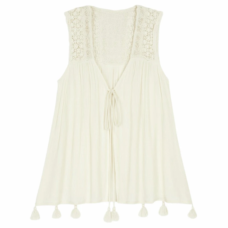 جلیقه رسمی زنانه مدل منگوله دار کد Brshk4444