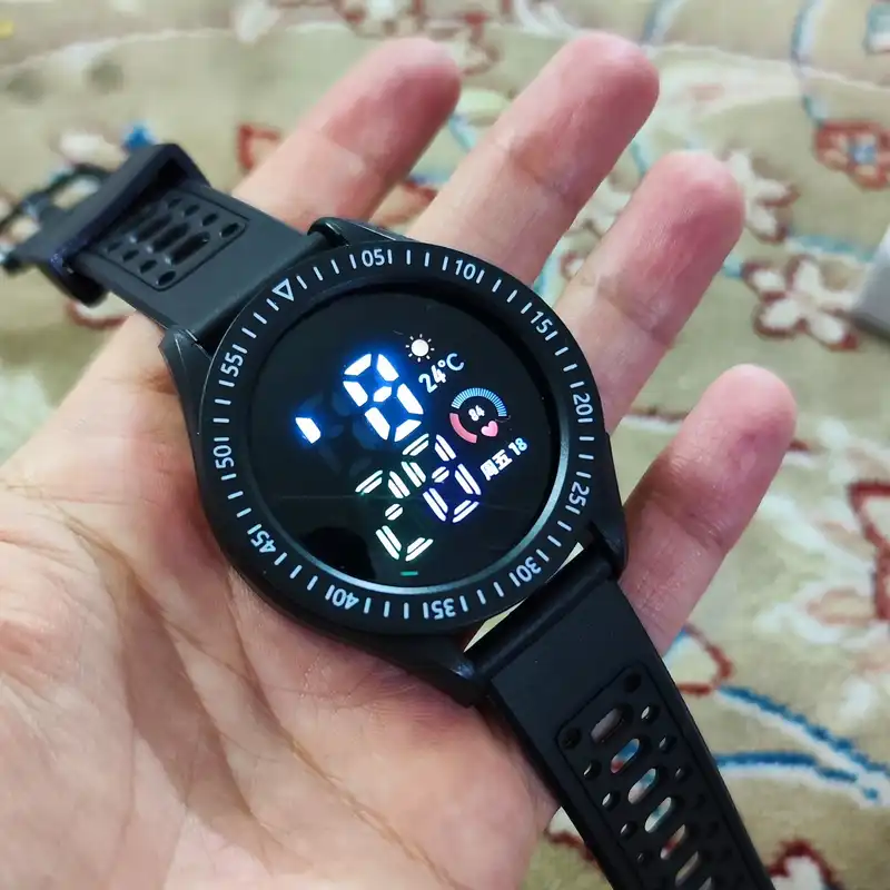 ساعت مچی دیجیتال بچگانه مدل بند پیو کد 04