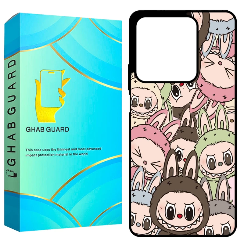 کاور قاب گارد طرح لبوبو مدل GCHPN134 مناسب برای گوشی موبایل شیائومی Redmi Note 13 4G
