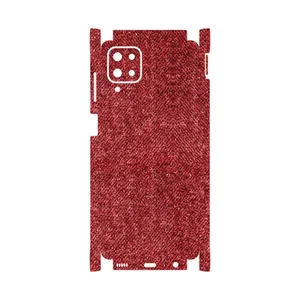 MAHOOT Fabric Texture 4-FullSkin Cover Sticker for Samsung Galaxy A12