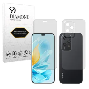 Diamond Tough model transparent screen protector suitable for Honor 200 Lite mobile phone along with the back protector